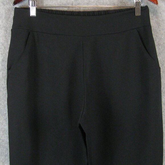 Belle by Kim Gravel Ponte Knit Pull On Jogger Pants Sz 16 Black NEW - Picture 3 of 5
